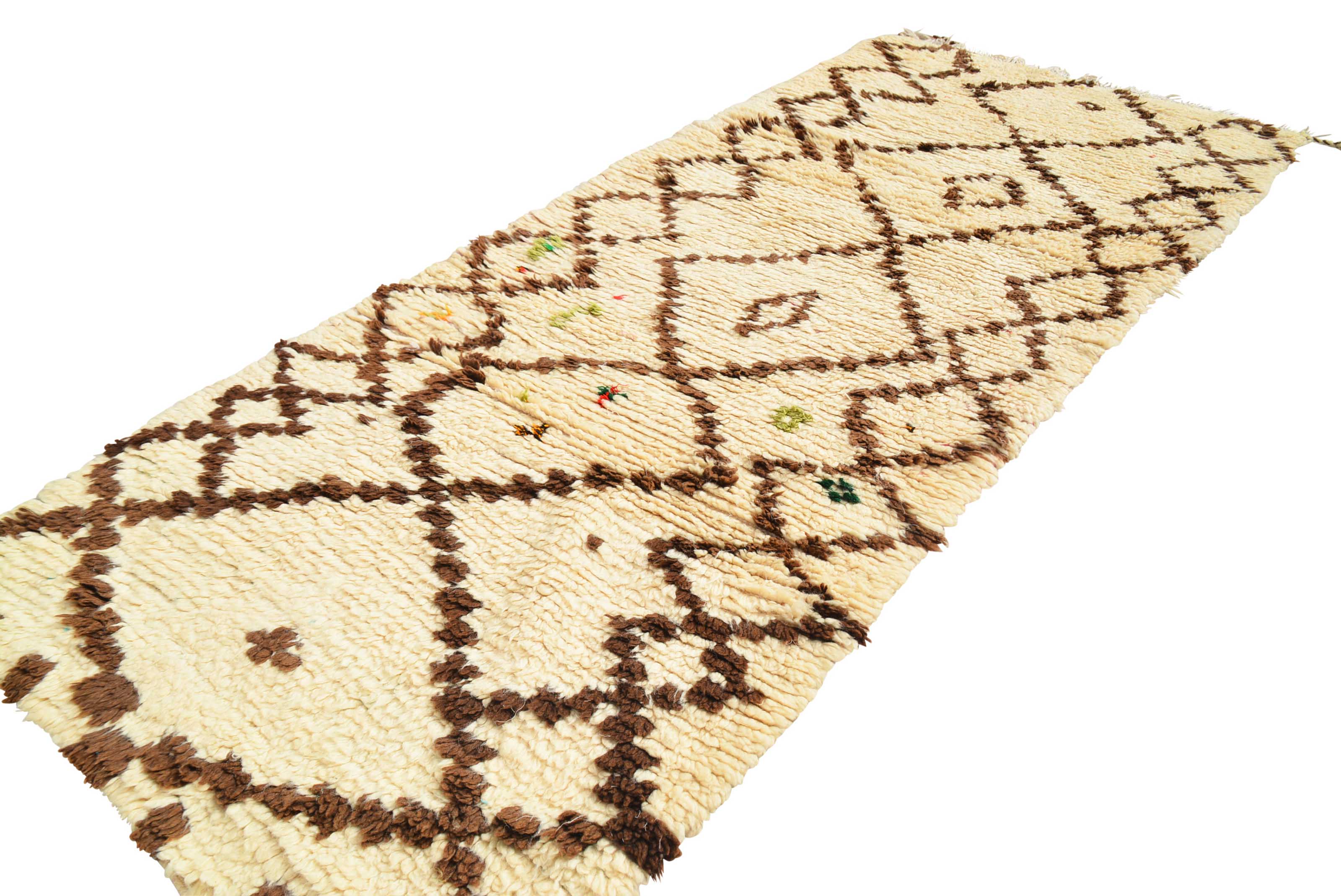 Brown Vintage Rugs | Vintage Moroccan Rug | Illuminate Collective