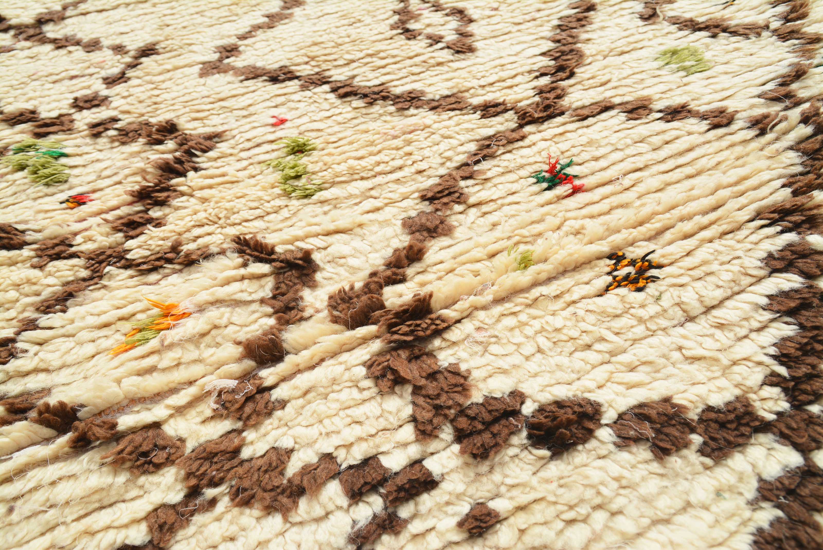 Brown Vintage Rugs | Vintage Moroccan Rug | Illuminate Collective
