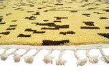 Cheetah - Yellow/ Black Morrocan Rug