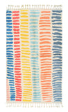 Colored zebra lines Moroccan Rug