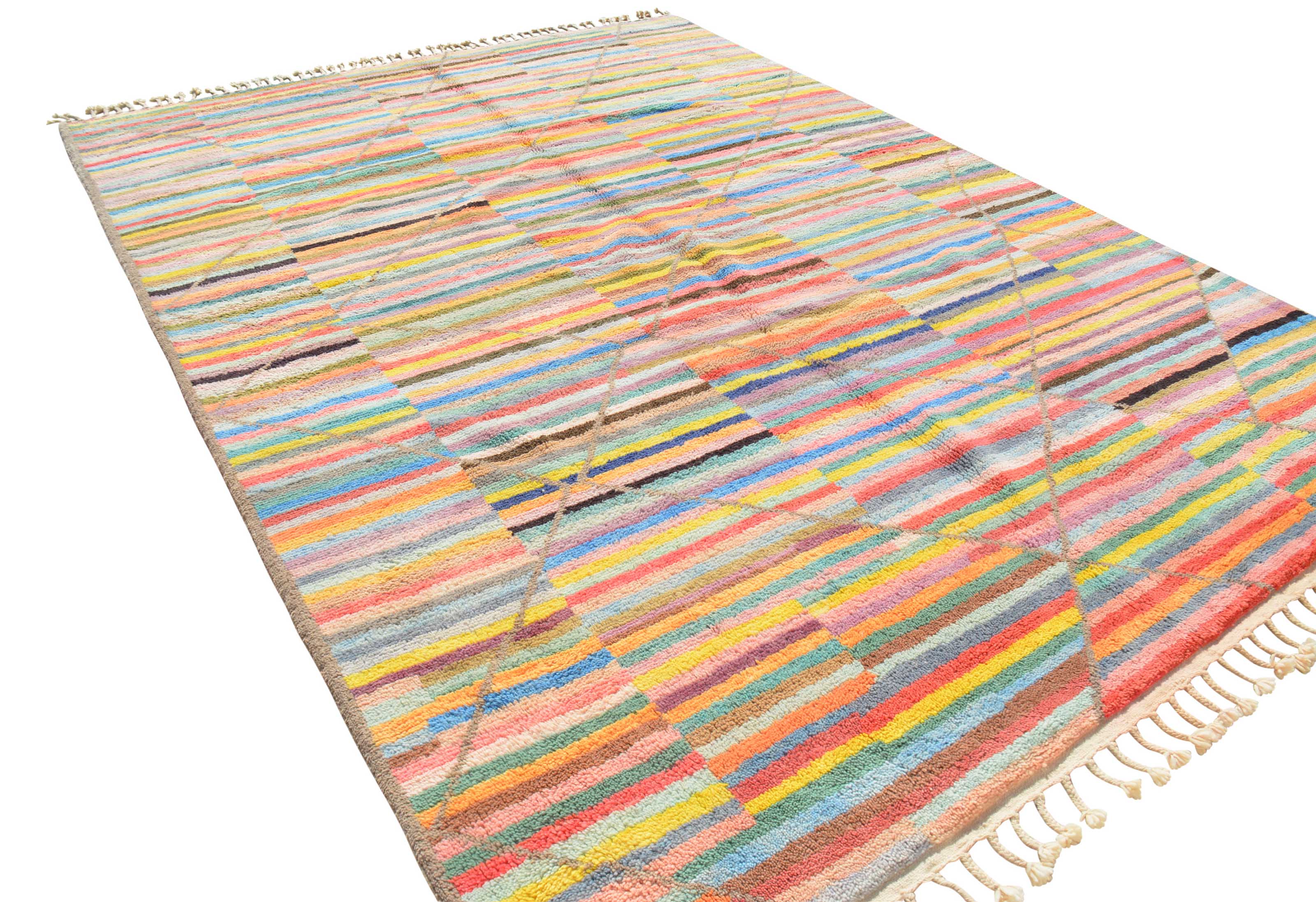 Colorful Beni Handmade Rug - Add a Pop of Color to Your Home