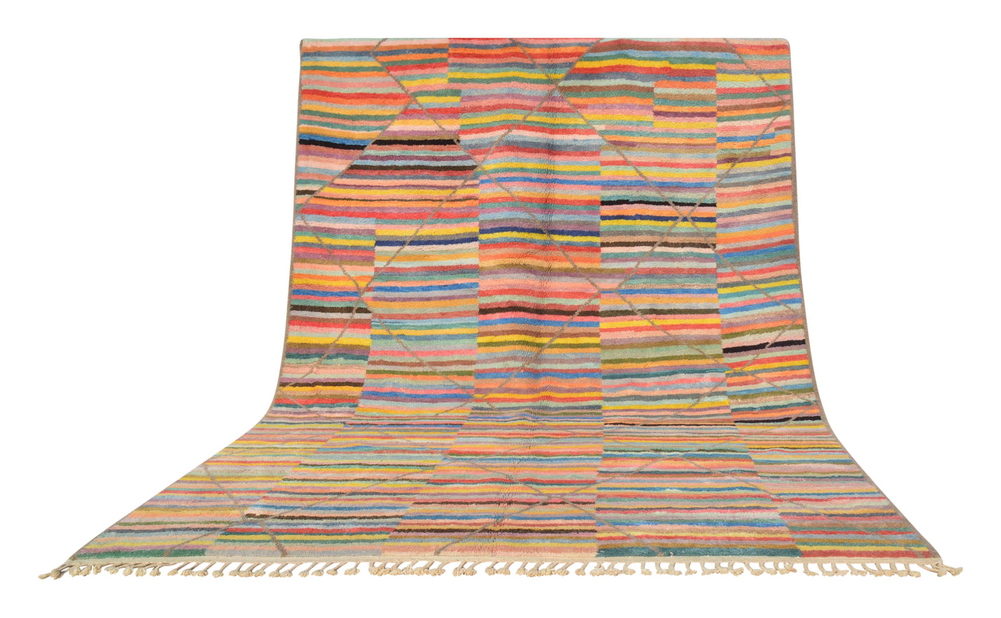 Colorful Beni Handmade Rug - Add a Pop of Color to Your Home