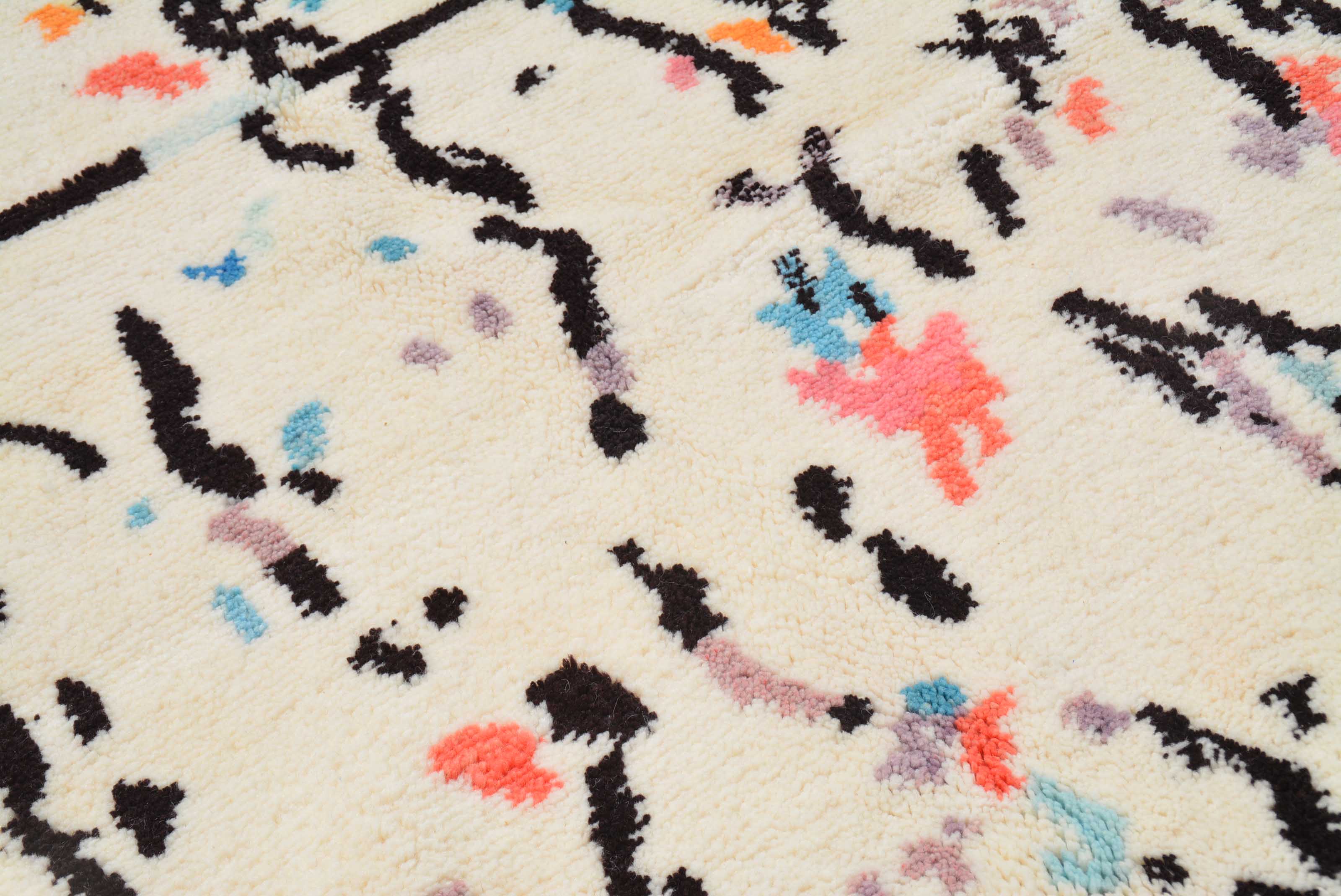 Colorful dots Moroccan Rug
