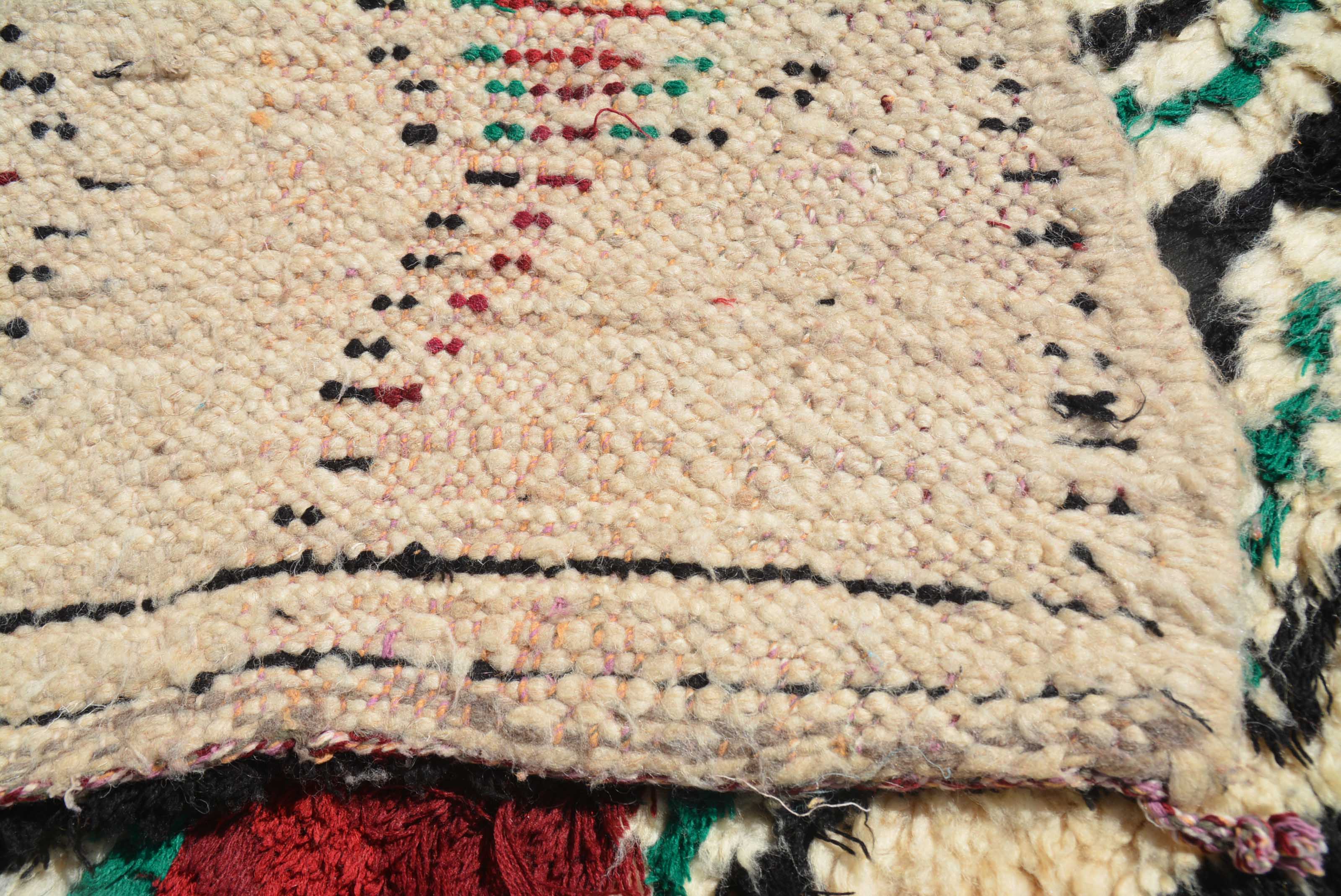 Colorful Moroccan Rug | Red and Black Rugs