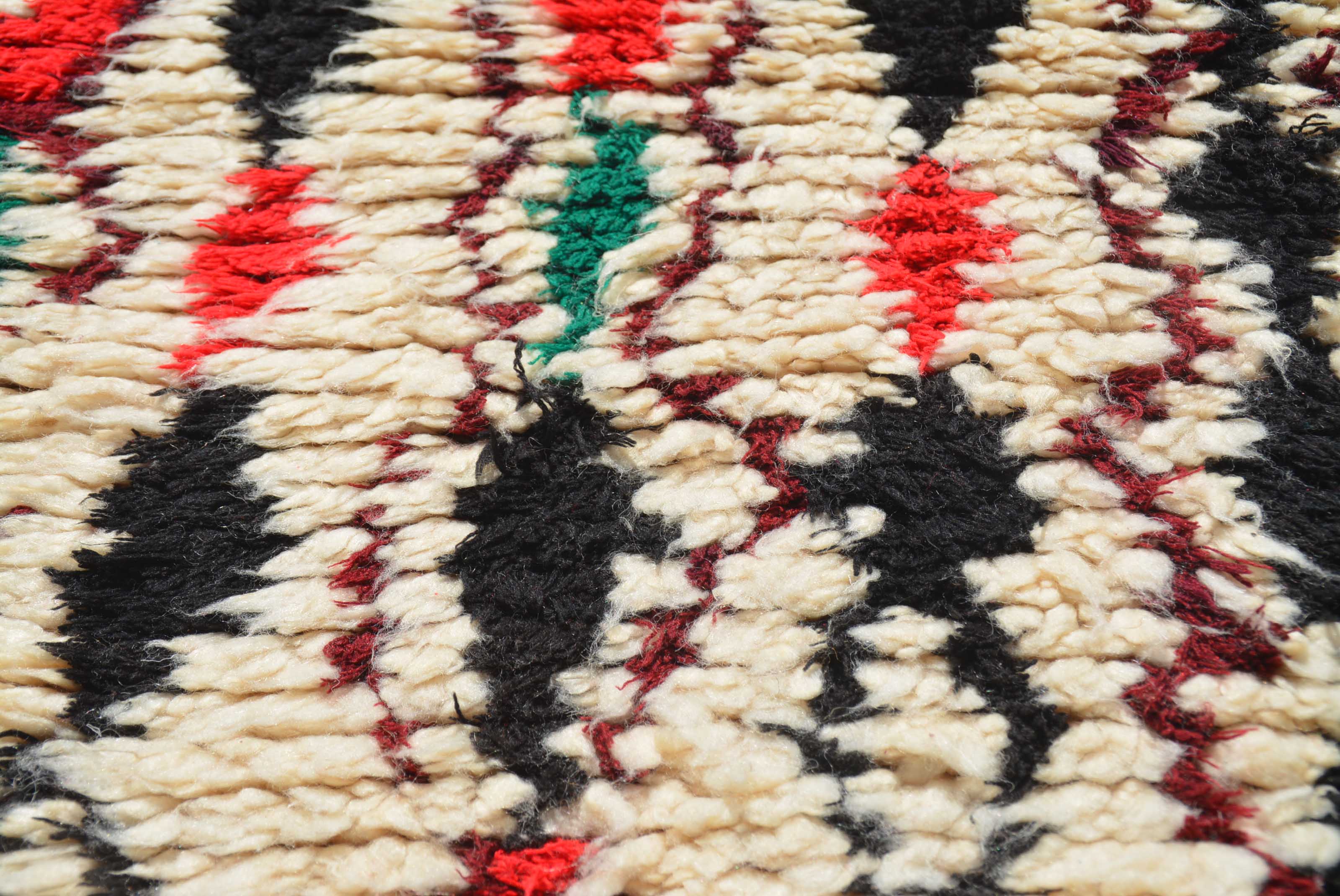 Colorful Moroccan Rug | Red and Black Rugs