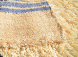 Deep Navy Handmade Moroccan Rug - 3'3 x 8'6 - 0.99m x 2.59m - Vintage Moroccan Rug