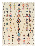 Diamonds Pop Handmade Rug - Add a Modern Touch to Your Home