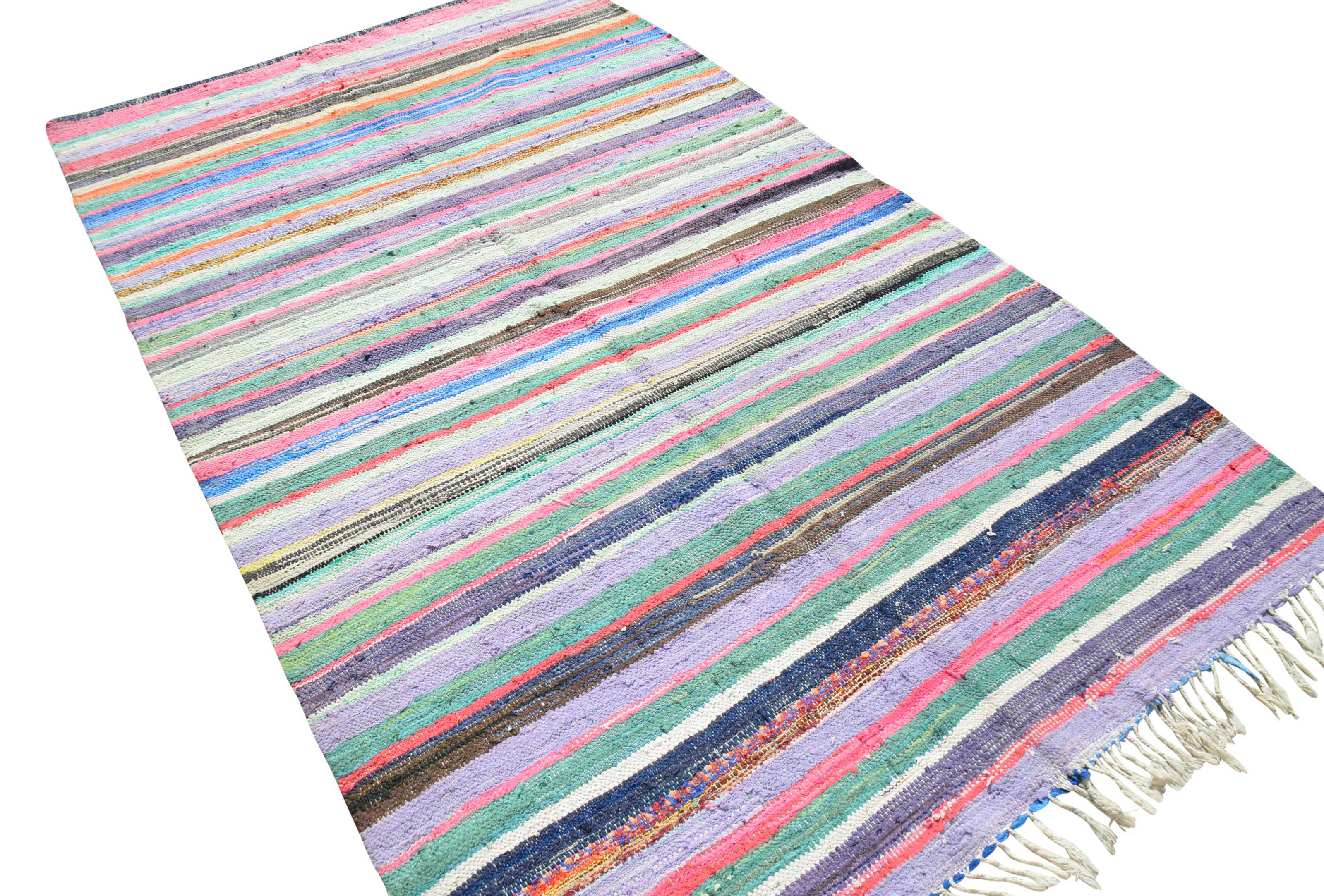 Flat-Out Fabulous Vintage Flat Stripe Rug - Add a touch of retro style to your home