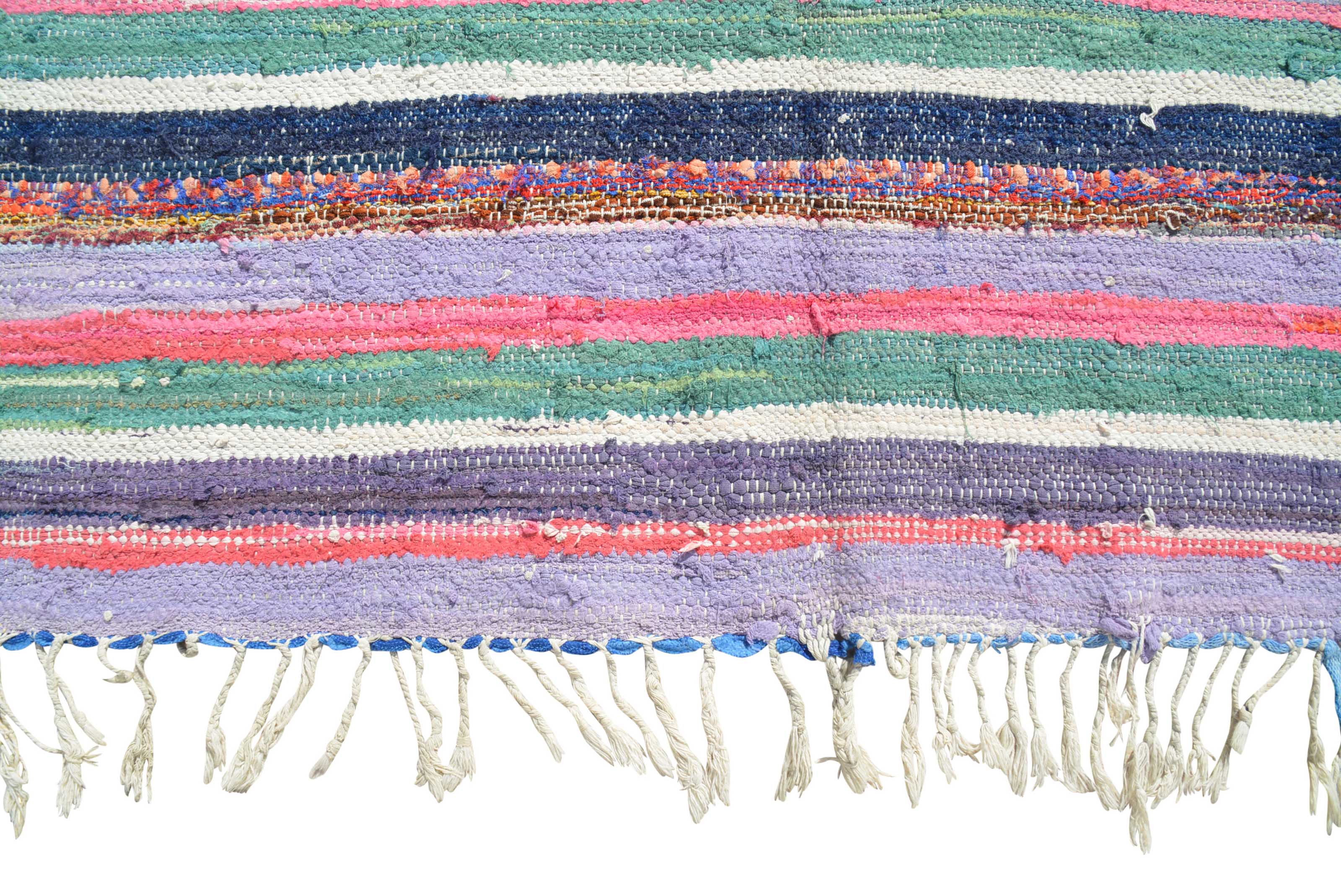 Flat-Out Fabulous Vintage Flat Stripe Rug - Add a touch of retro style to your home