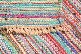 Flat Weave Moroccan Rug Flatweave lines Handmade Rug Illuminate Collective
