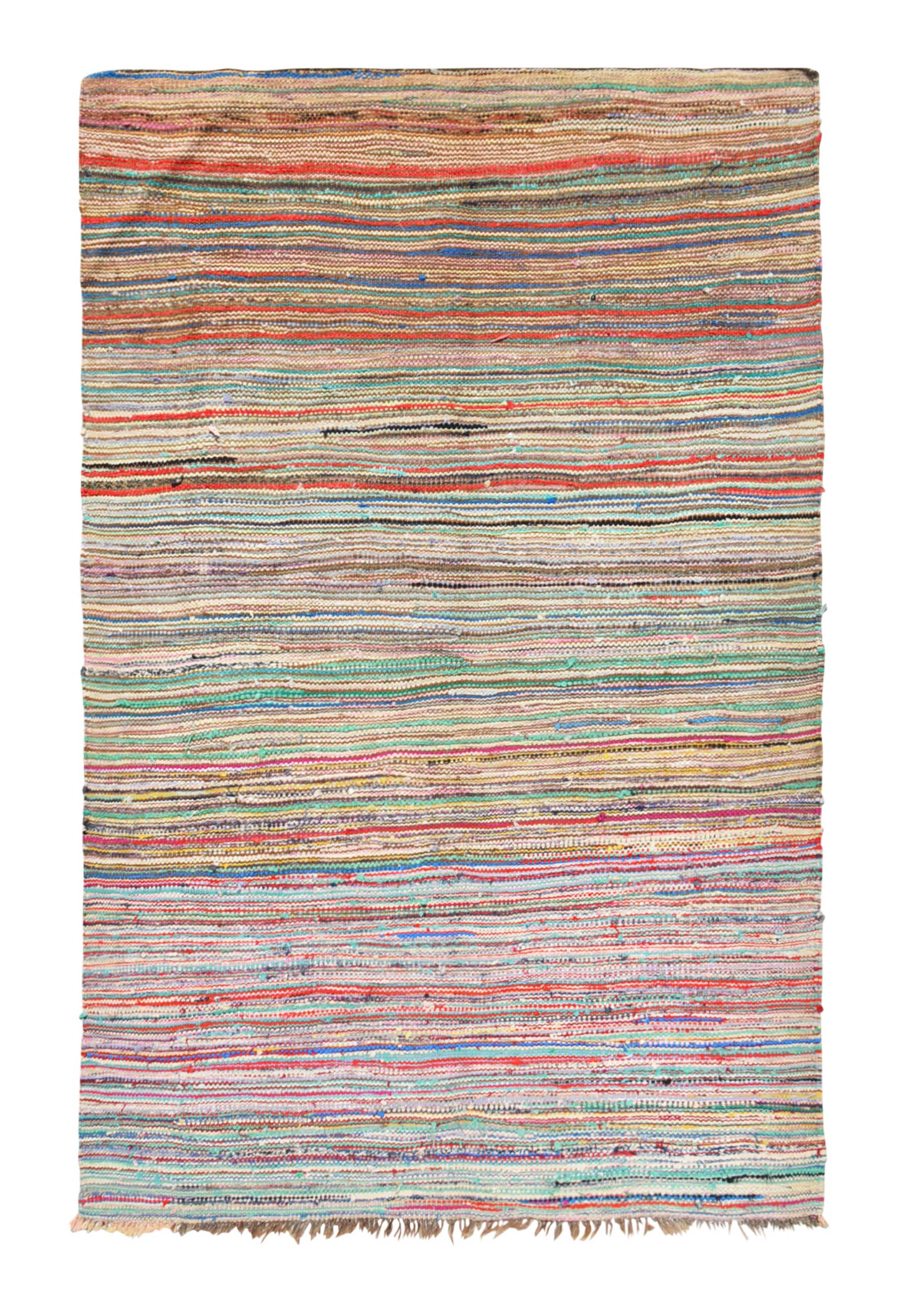 Flat Weave Moroccan Rug Flatweave lines Handmade Rug Illuminate Collective