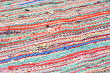 Flat Weave Moroccan Rug Flatweave lines Handmade Rug Illuminate Collective