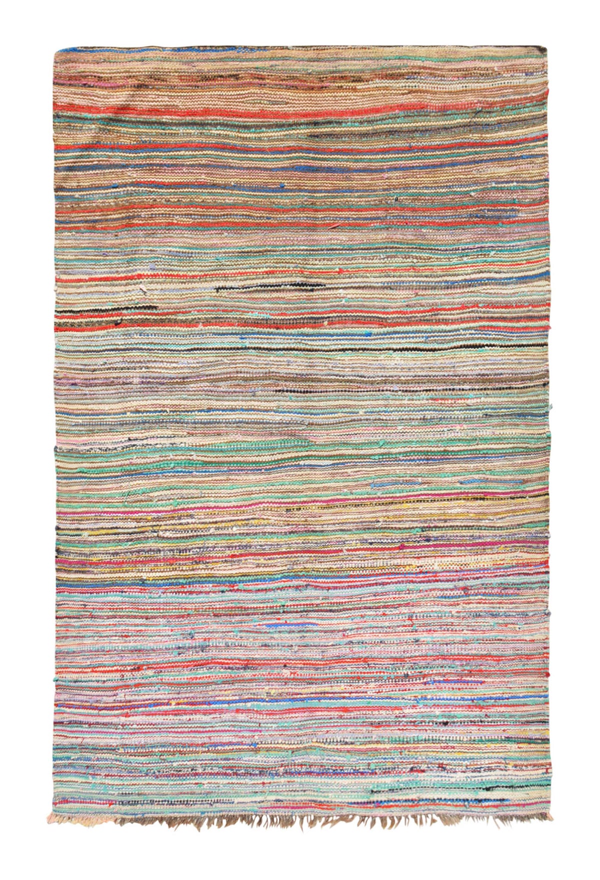 Flatweave lines Handmade Rug