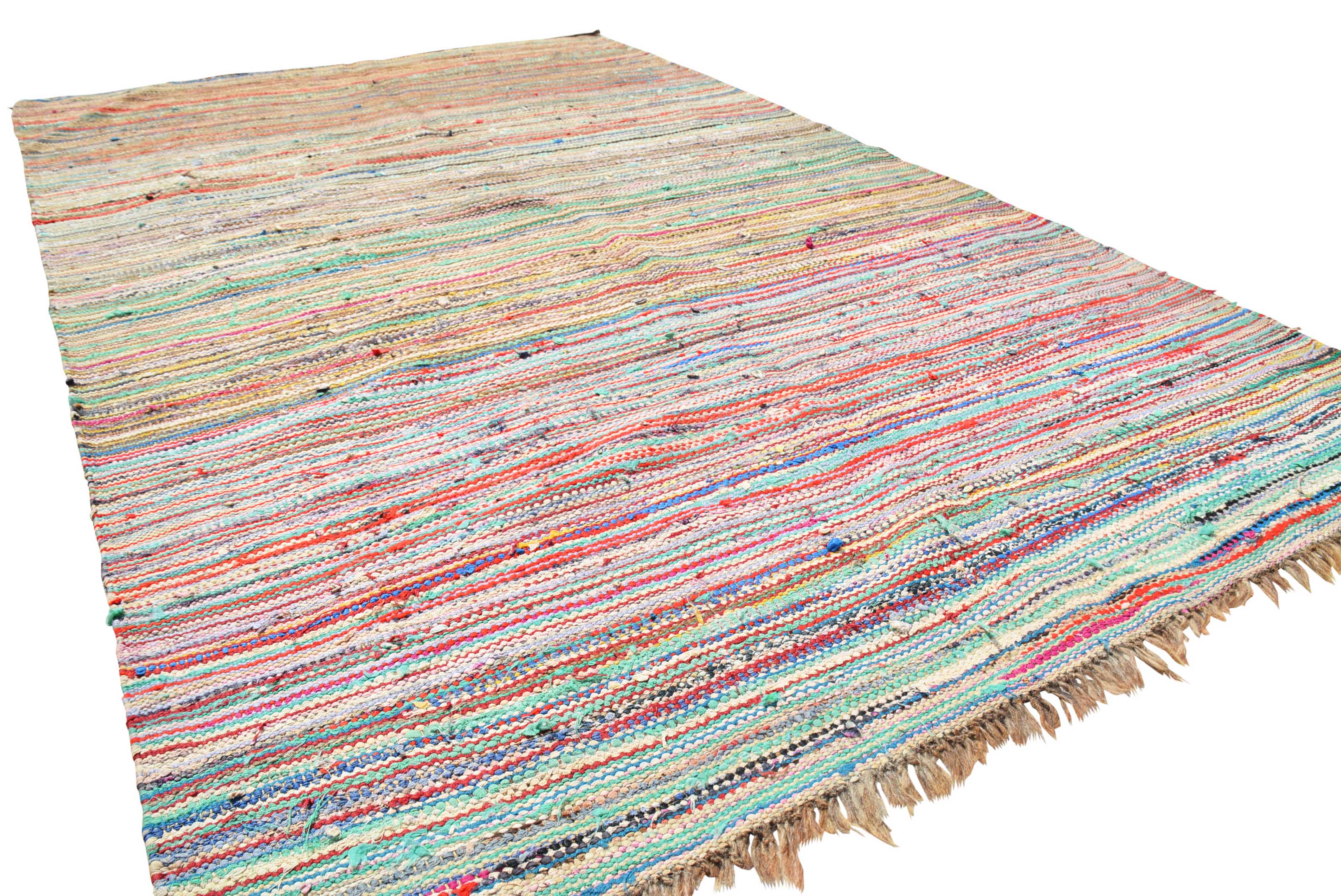 Flatweave lines Handmade Rug