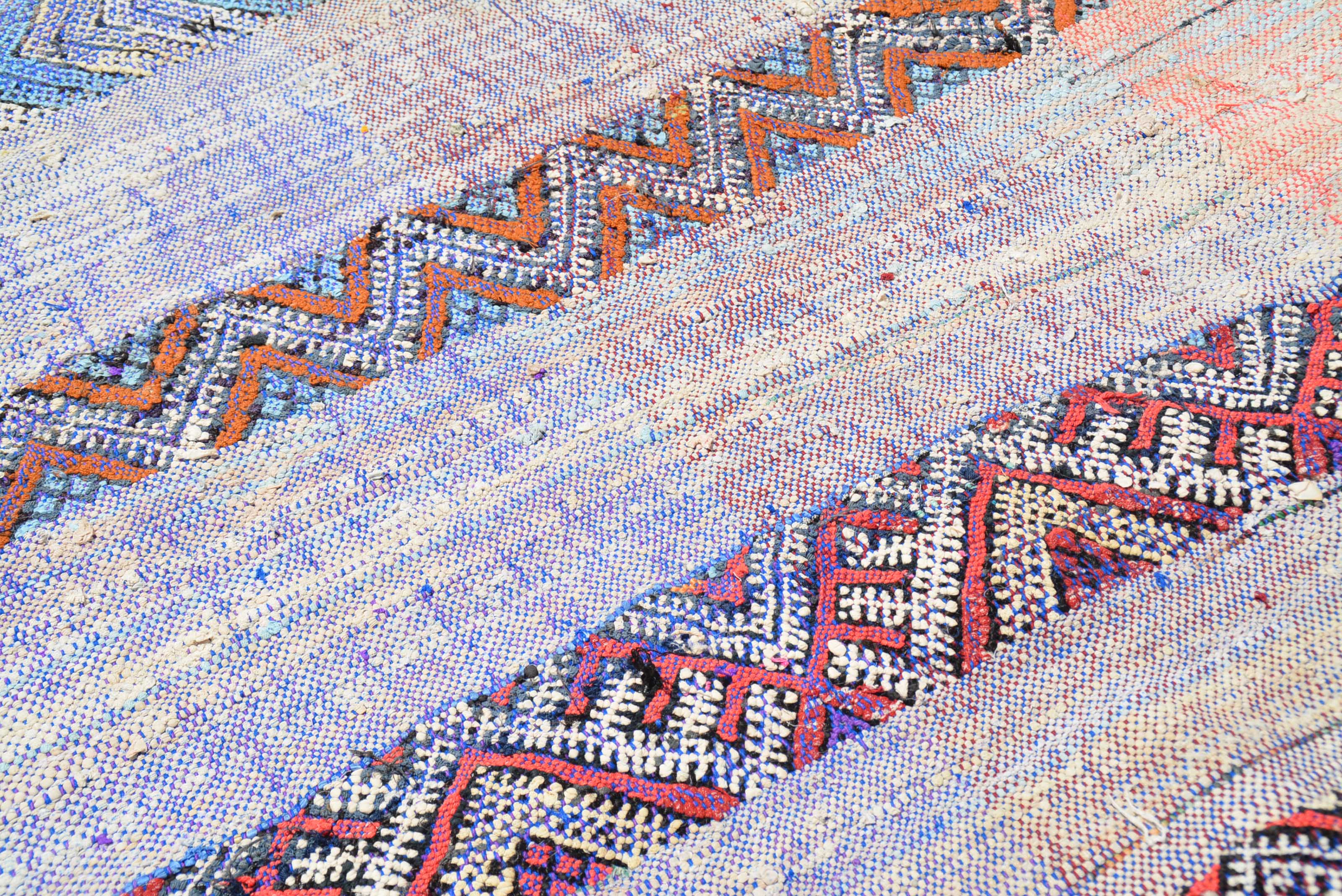 Flatweave Vintage Moroccan Rug