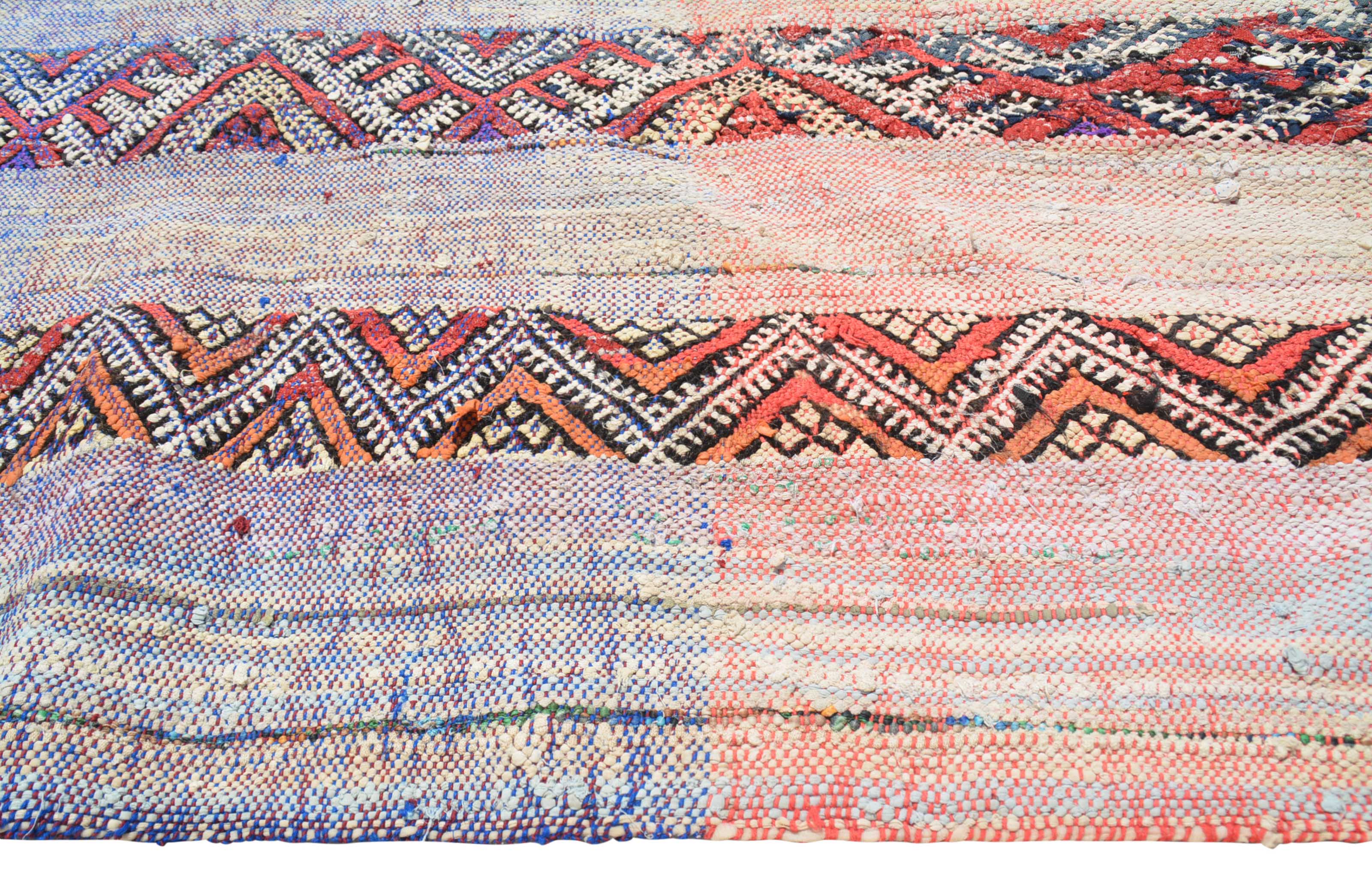 Flatweave Vintage Moroccan Rug