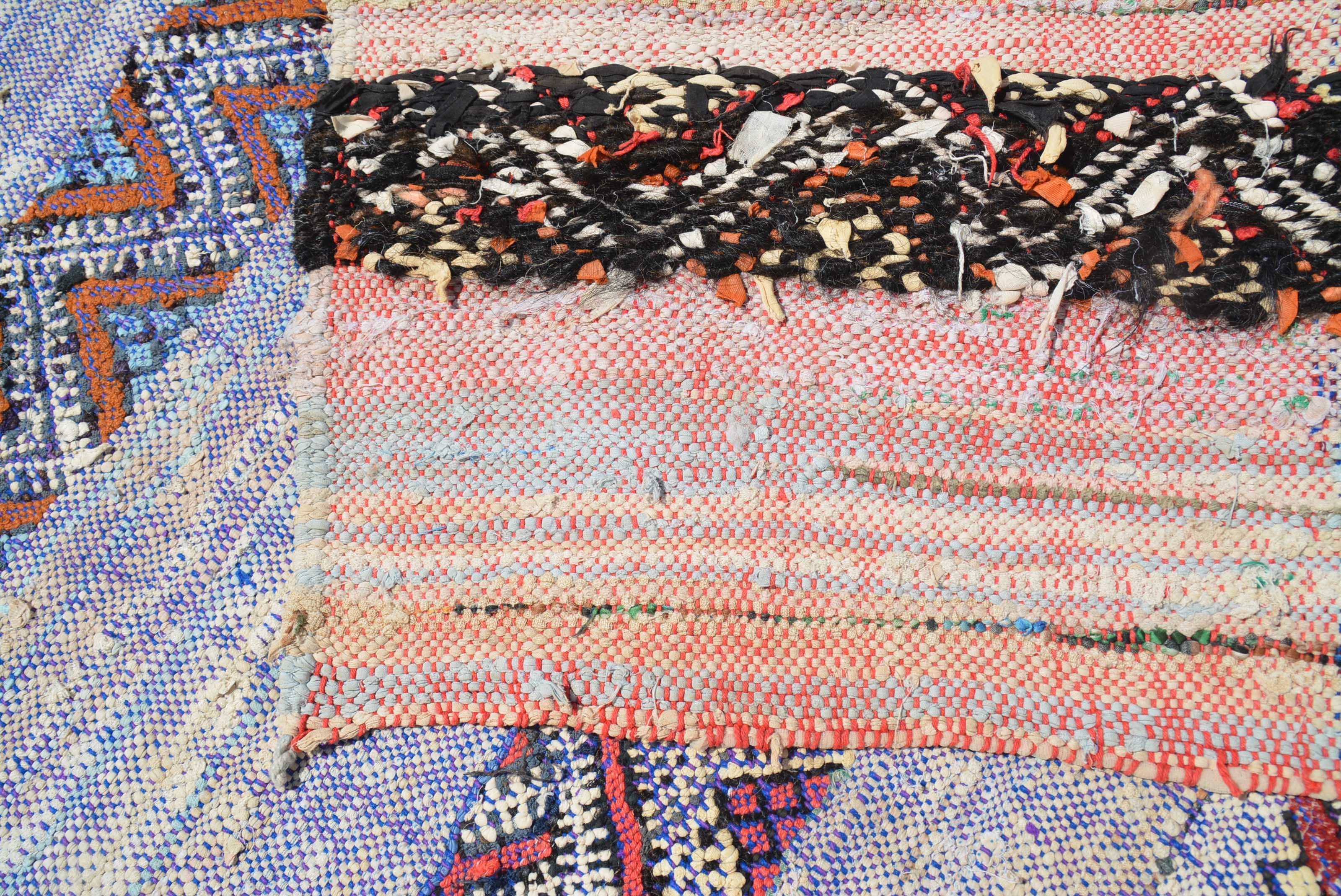 Flatweave Vintage Moroccan Rug