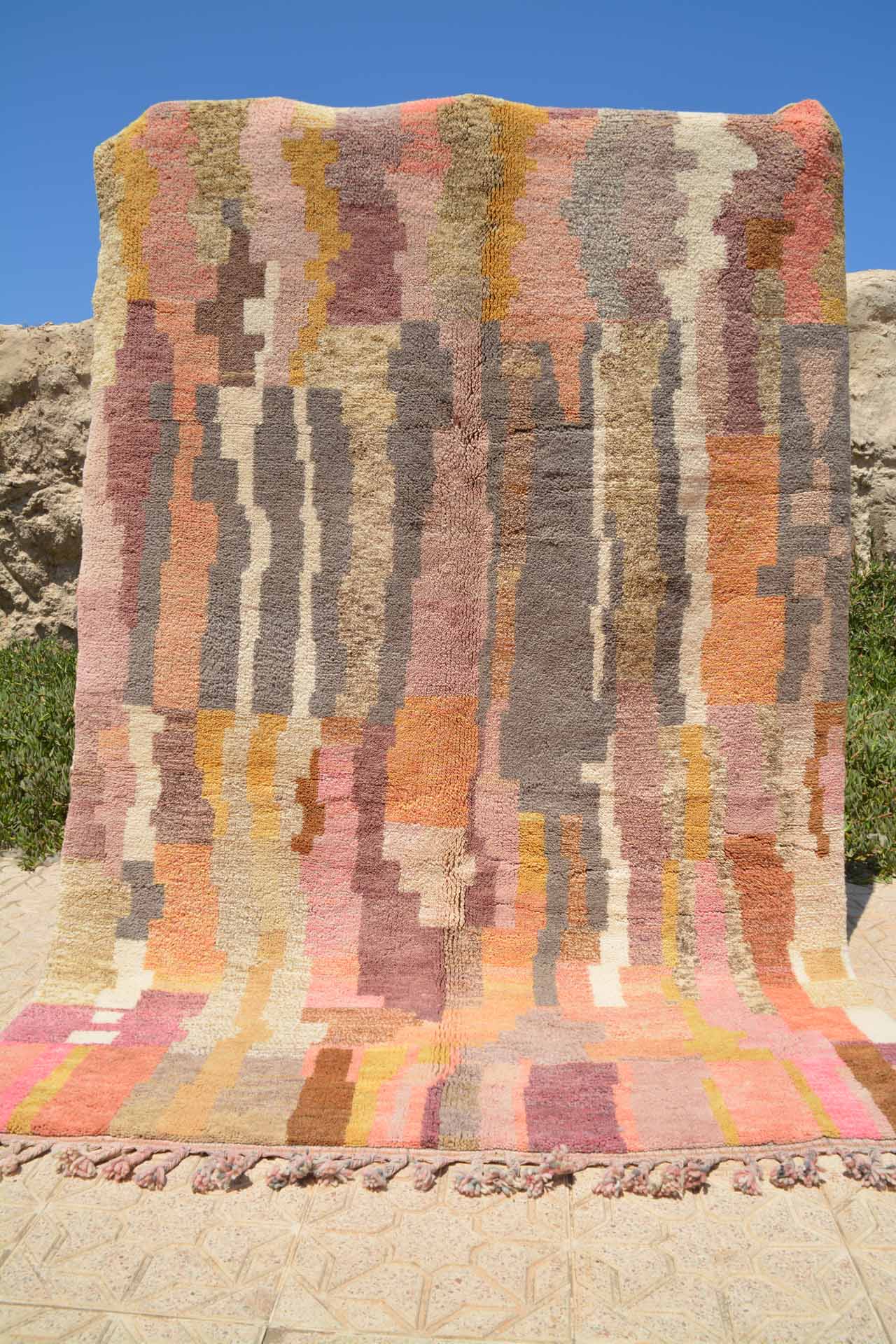 Golden Mirage - Handmade Moroccan Rug - Illuminate Collective