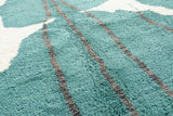 Green And White Rugs | Green Moroccan Rugs