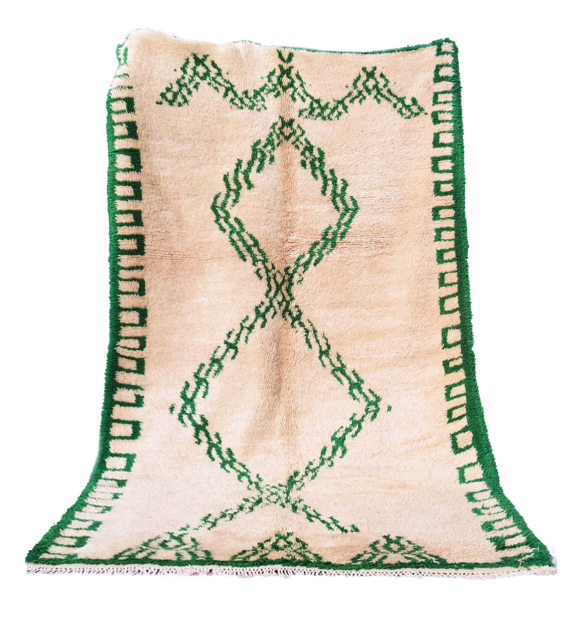 Green Moroccan Rugs Vintage Moroccan Rug | Illuminate Collective