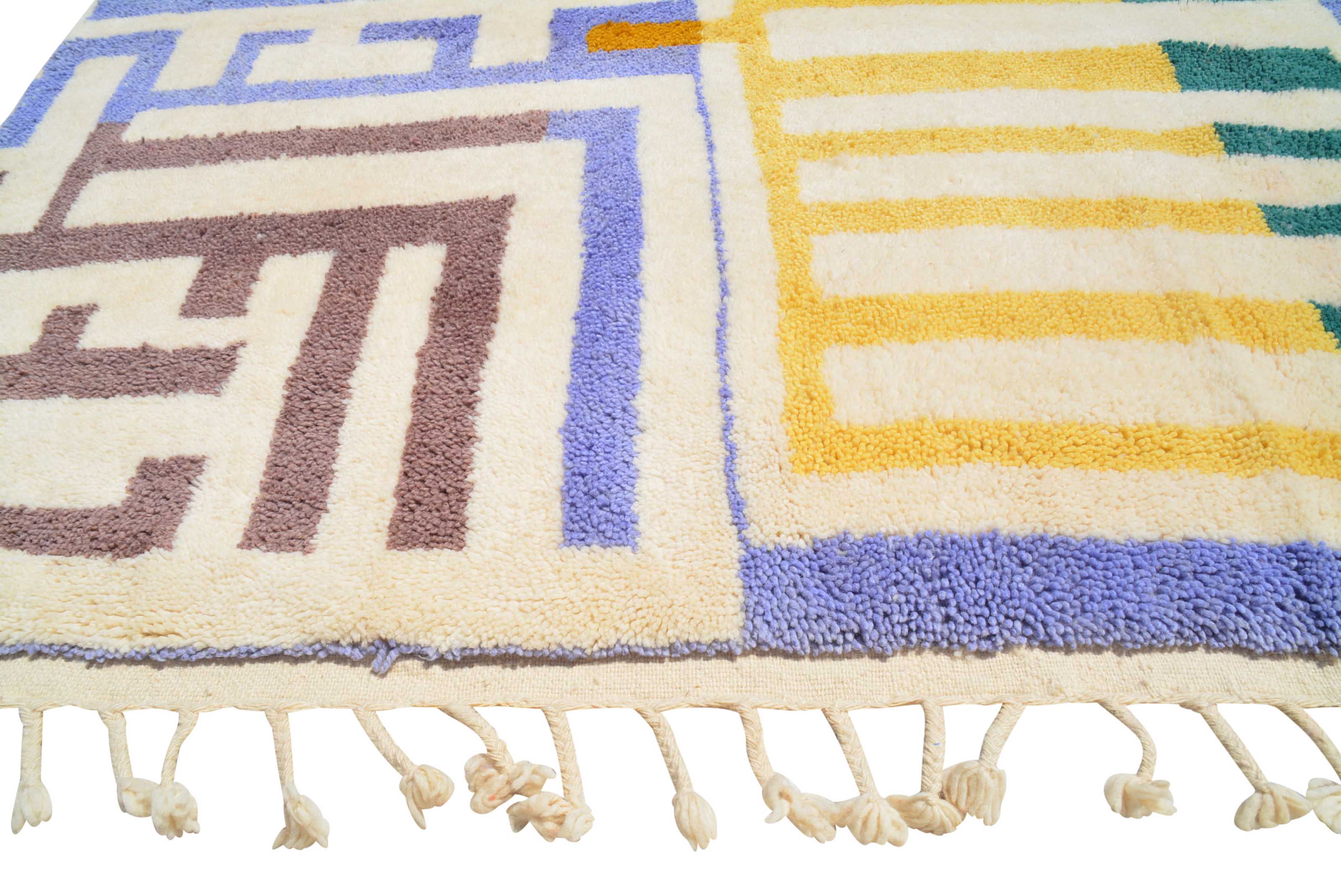 Handmade Colorful tetris Rug