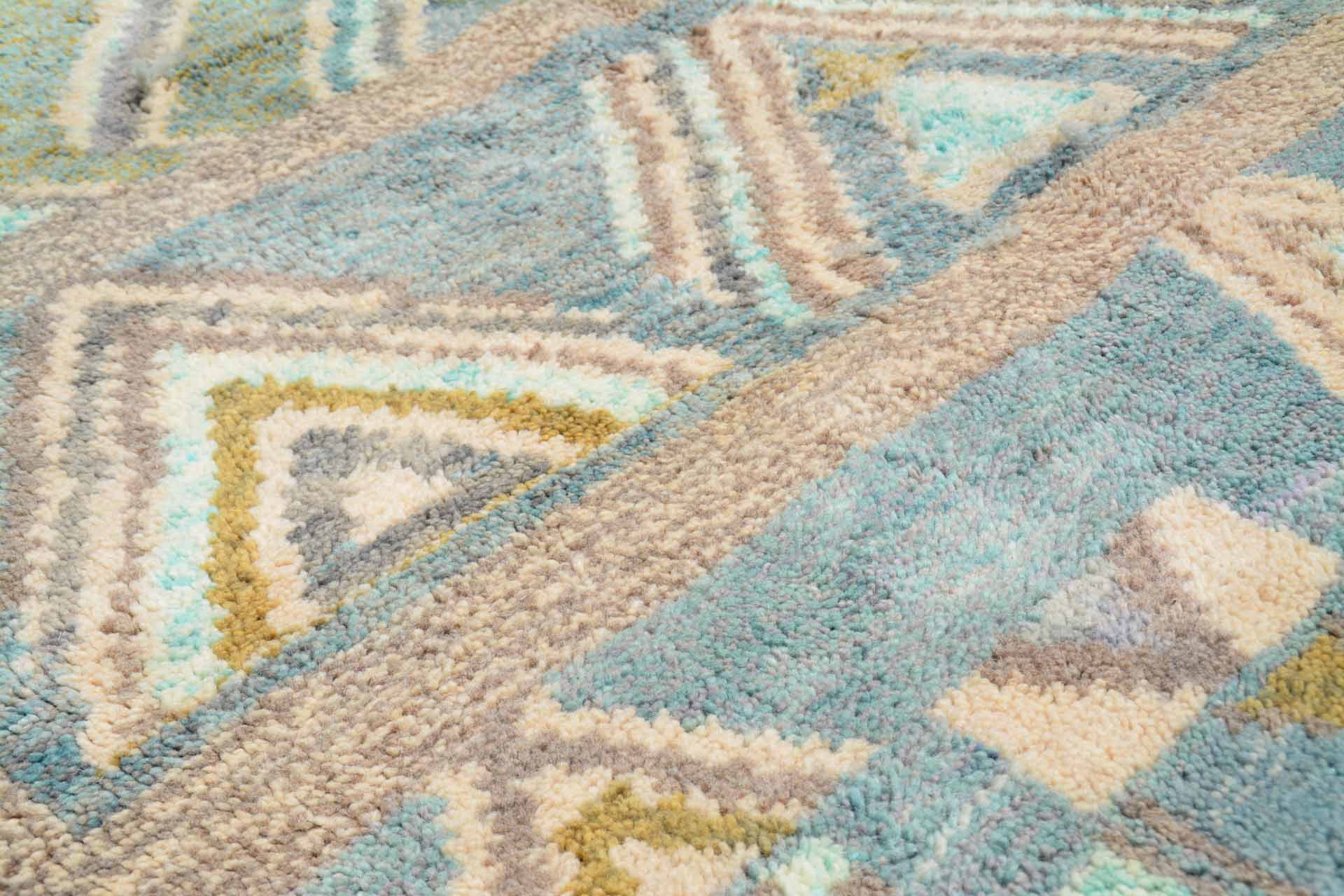 Handmade Moroccan Rug - Fortitude - Vibrant Colors and Unique Design