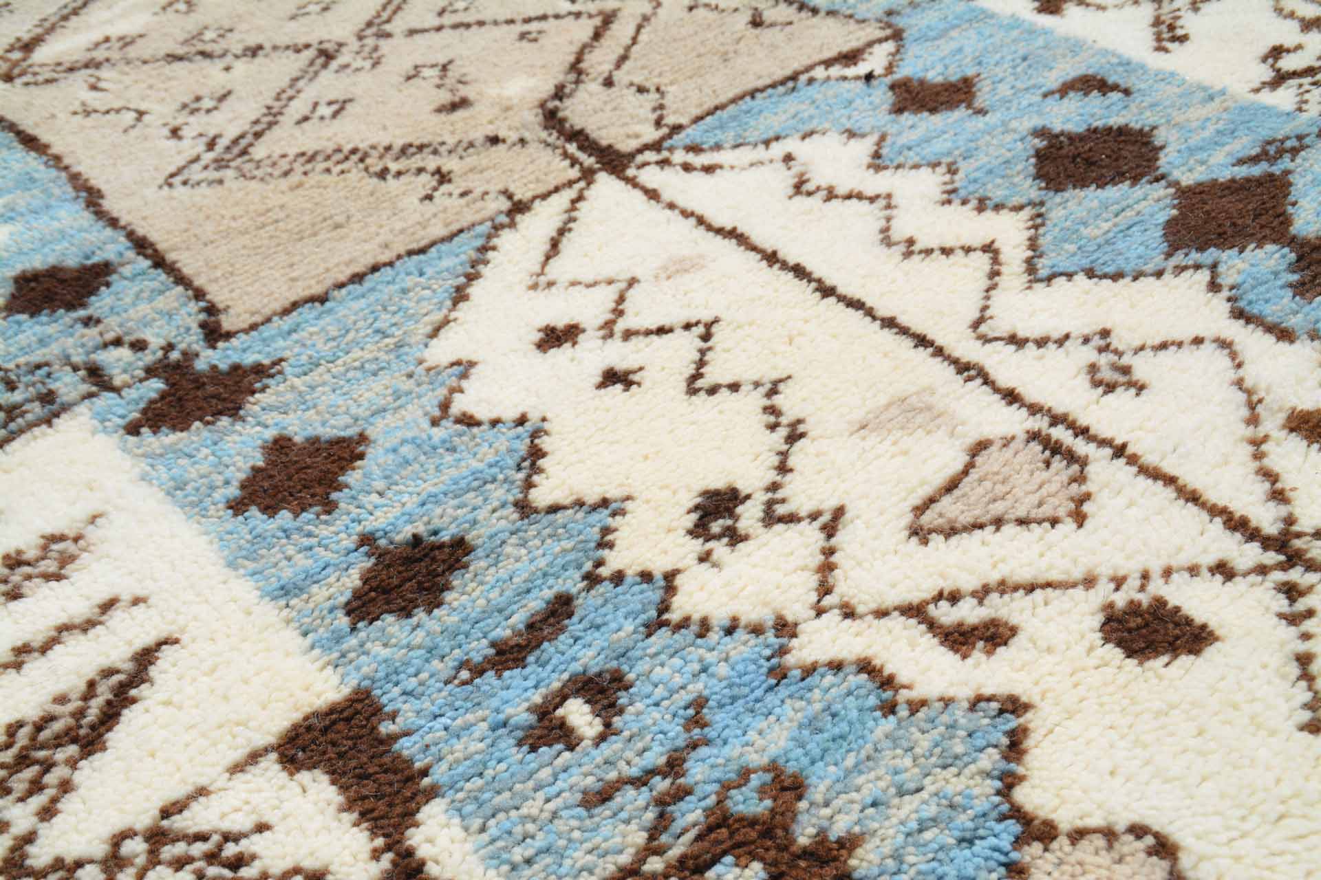 Handmade Moroccan Rug - Seaside Design by Illuminate Collective