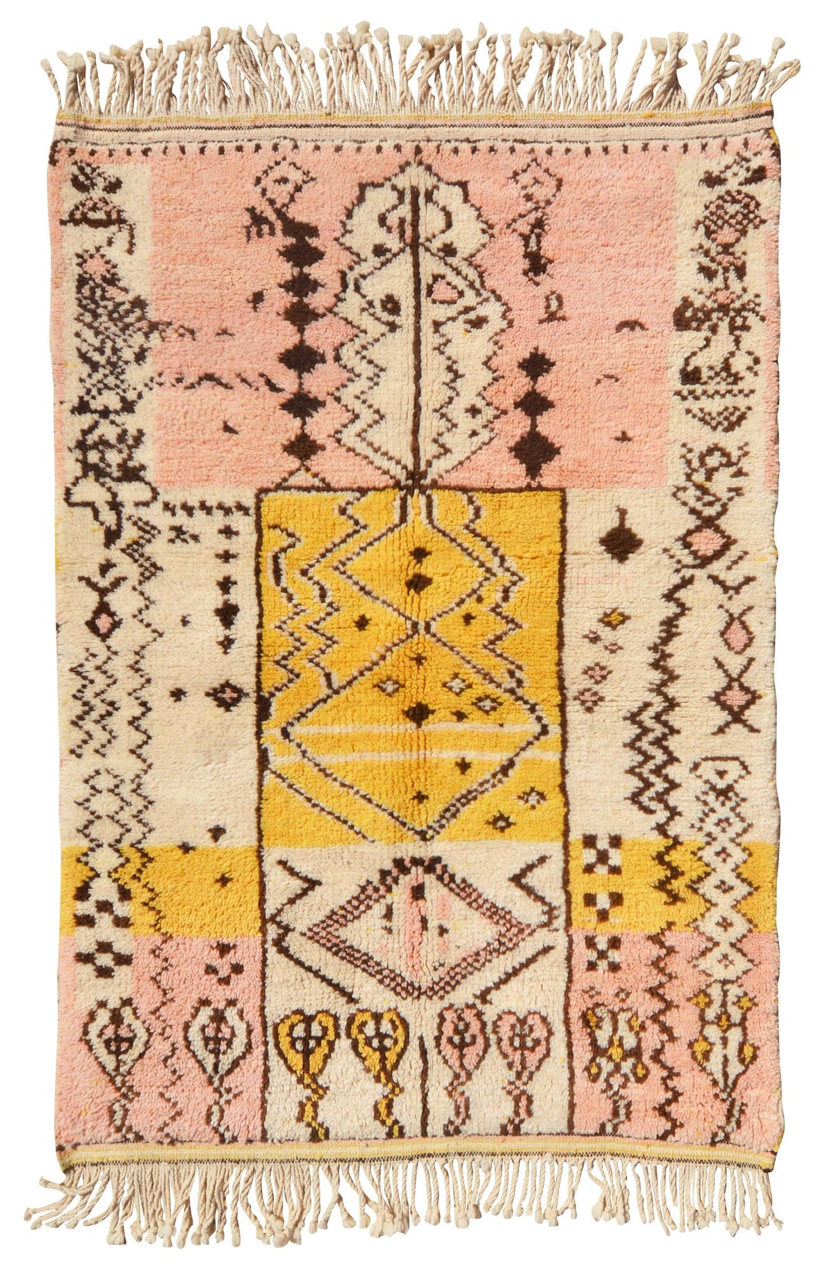 Handmade Moroccan Wool Rug - Golden Hour - Illuminate Collective