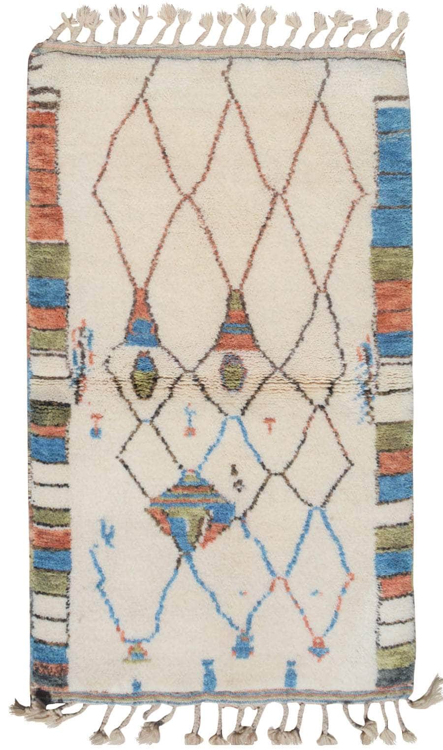 Handwoven Berber History Moroccan Rug - Illuminate Collective