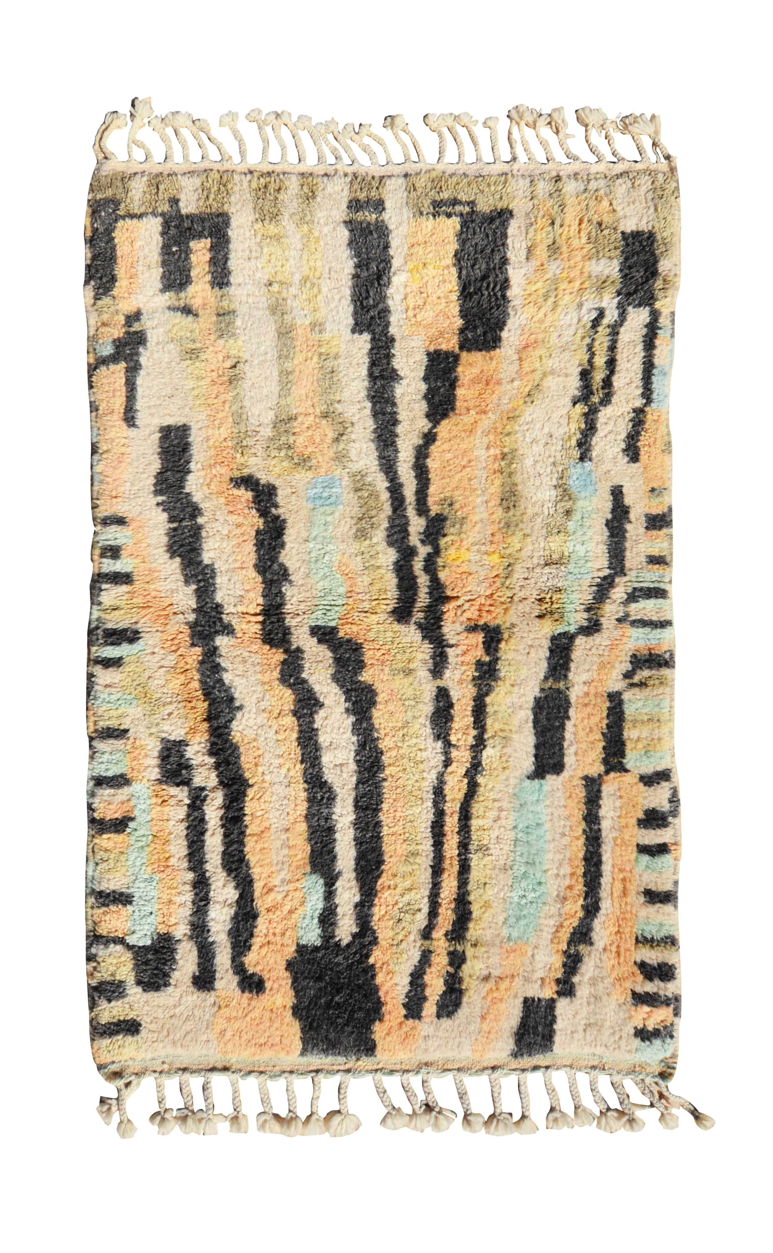 gray moroccan rug