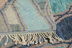 Illuminate Collective handmade Moroccan Rug Blue Crush - 8' x 10 - 2.43m x 3.04m