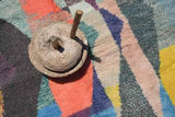 red vintage rug