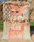 Illuminate Collective handmade Moroccan Rug Crossing Over - 4'2 x 6'2 - 1.27 m x 1.88 m