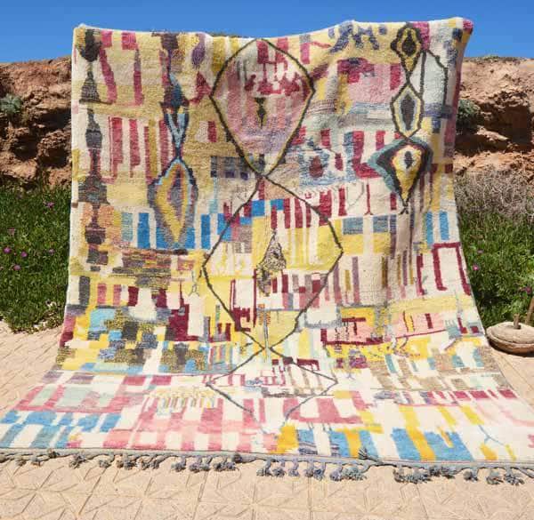 Illuminate Collective handmade Moroccan Rug Great Feeling - 8'2 x 9'8 - 2.48m x 2.94m