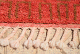 Illuminate Collective handmade Moroccan Rug Helping Hand - 4' x 6' - 1.21m x 1.82m