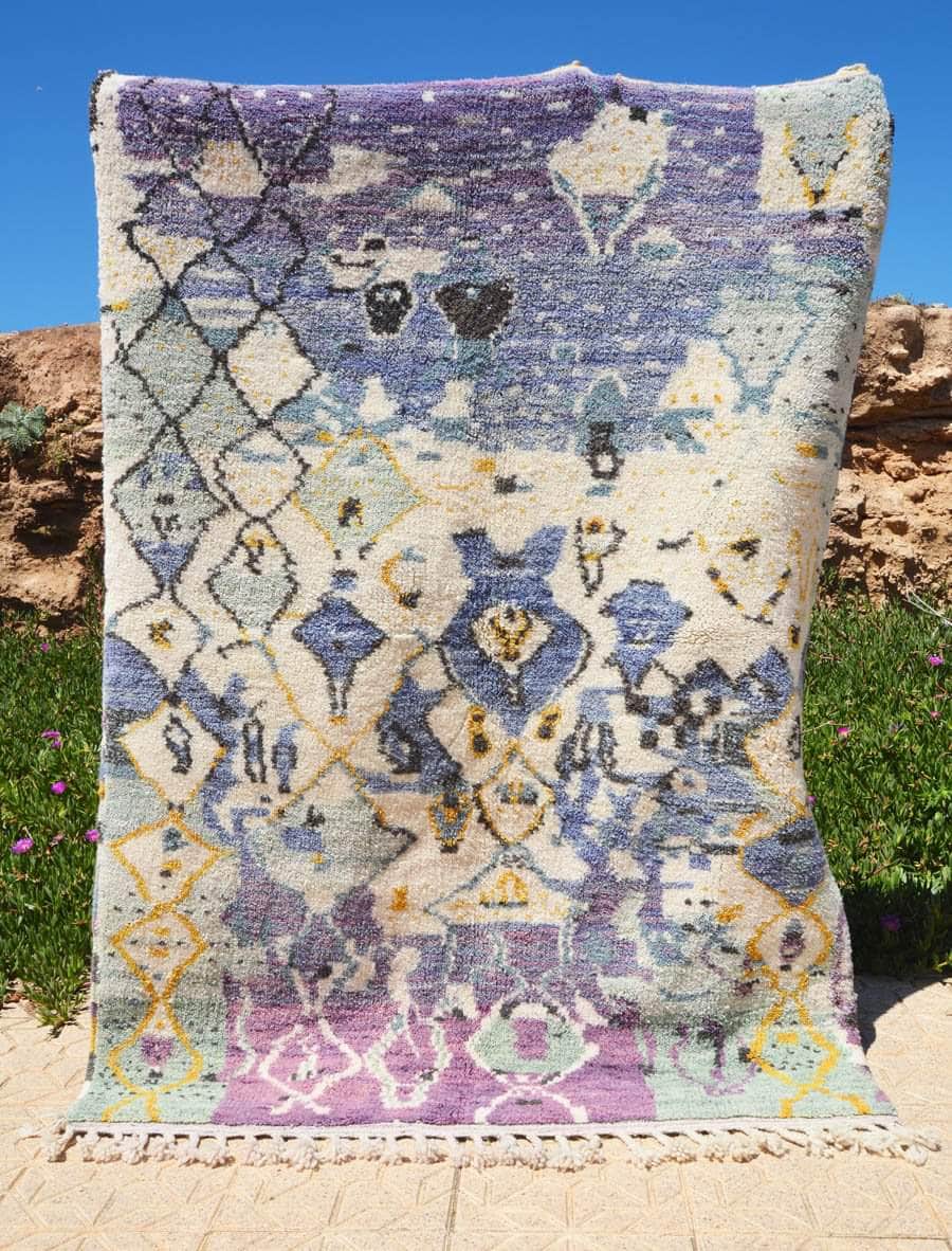 Illuminate Collective handmade Moroccan Rug High Hopes - 5'2 x 7'2 - 1.57m x 2.18m