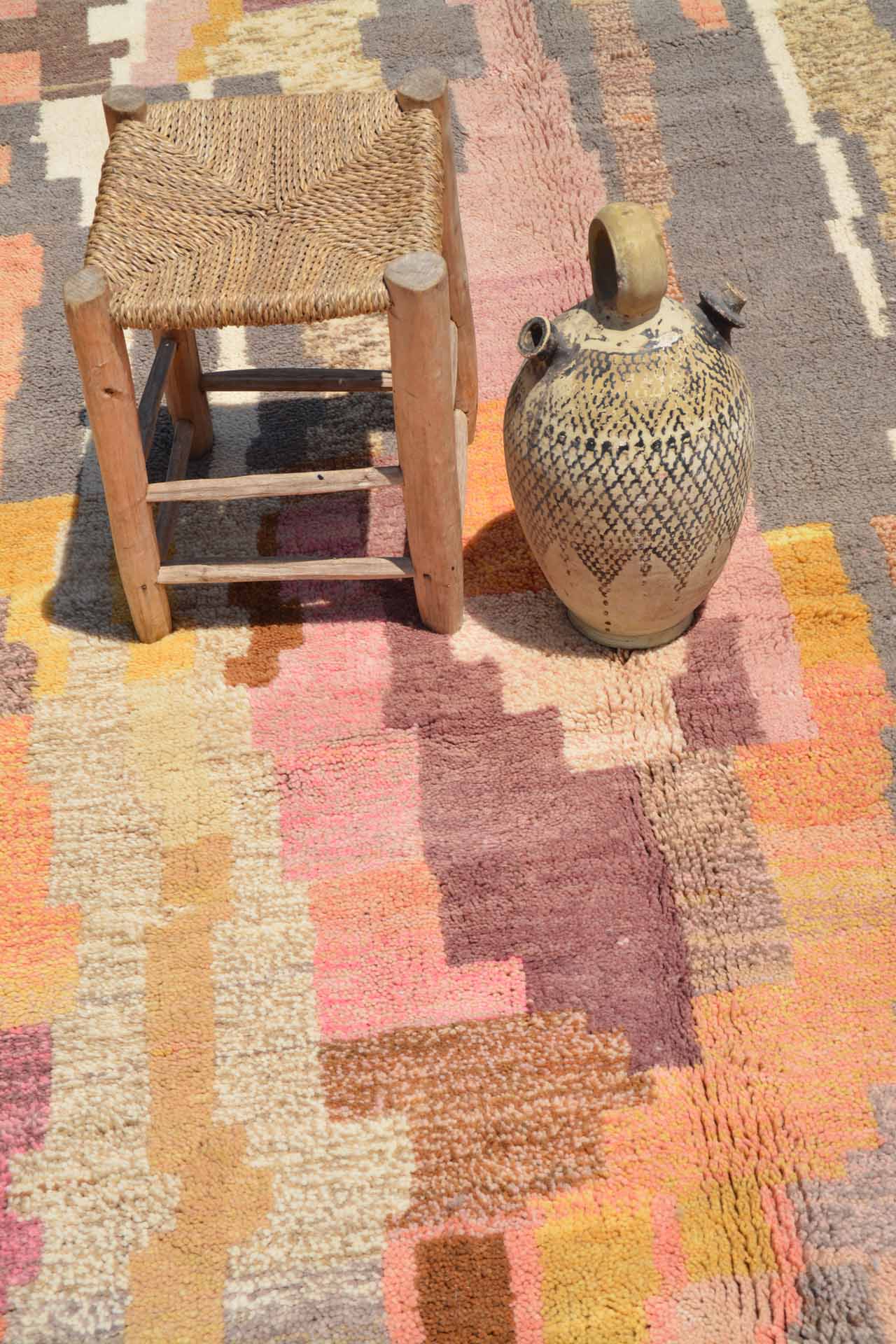 Illuminate Collective handmade Moroccan Rug Like Gold - 6' x 9' - 1.82m x 2.74m