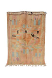 Illuminate Collective  handmade Moroccan Rug New Haze - 5'1 x 7'1 - 1.55m x 2.15