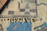 Illuminate Collective  handmade Moroccan Rug Soraya - 4'11 x 5'11 - 1.49m x 1.80m