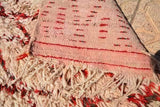 red vintage rug