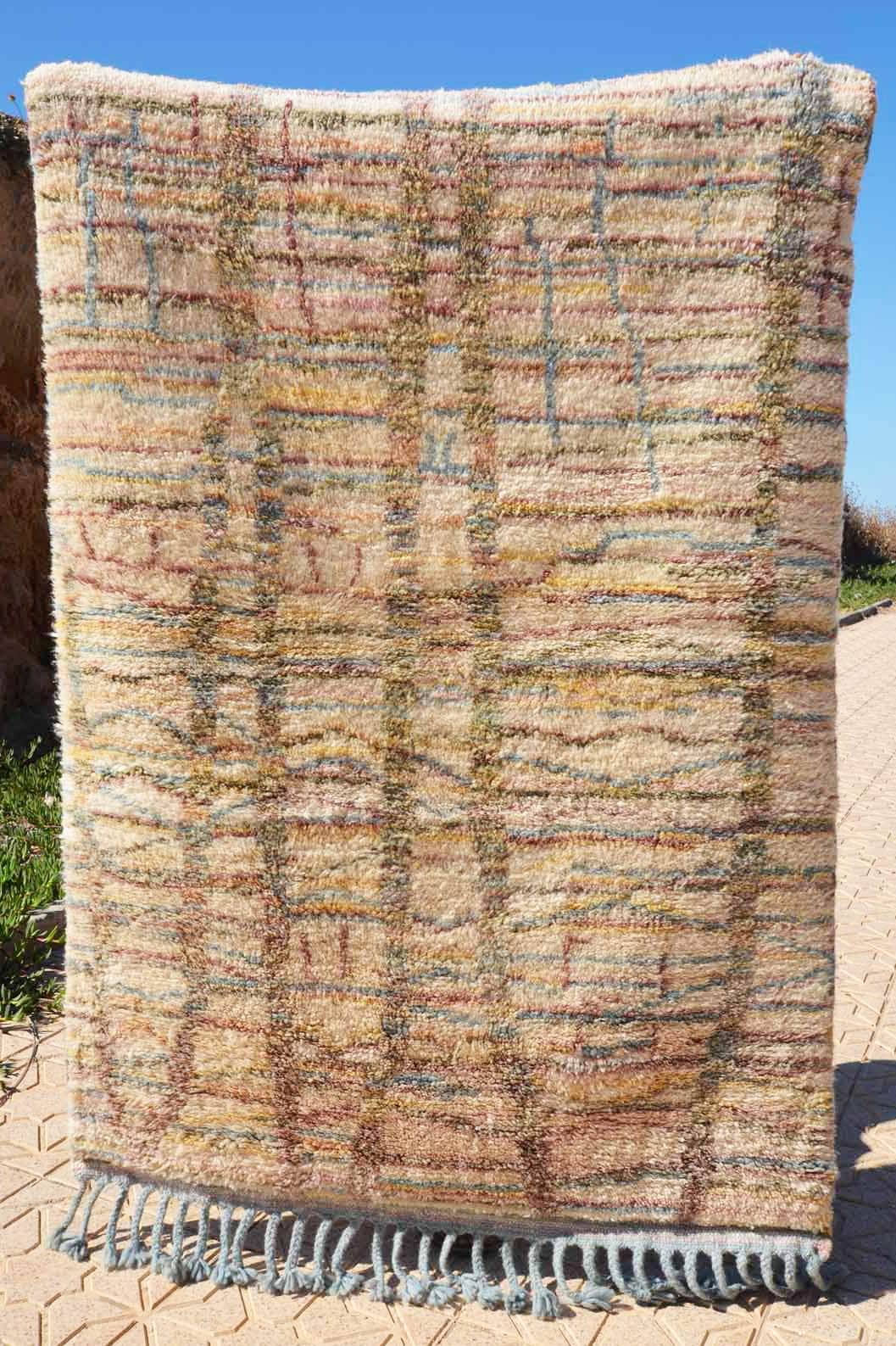 layering moroccan rugs 