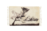white and black moroccan rug