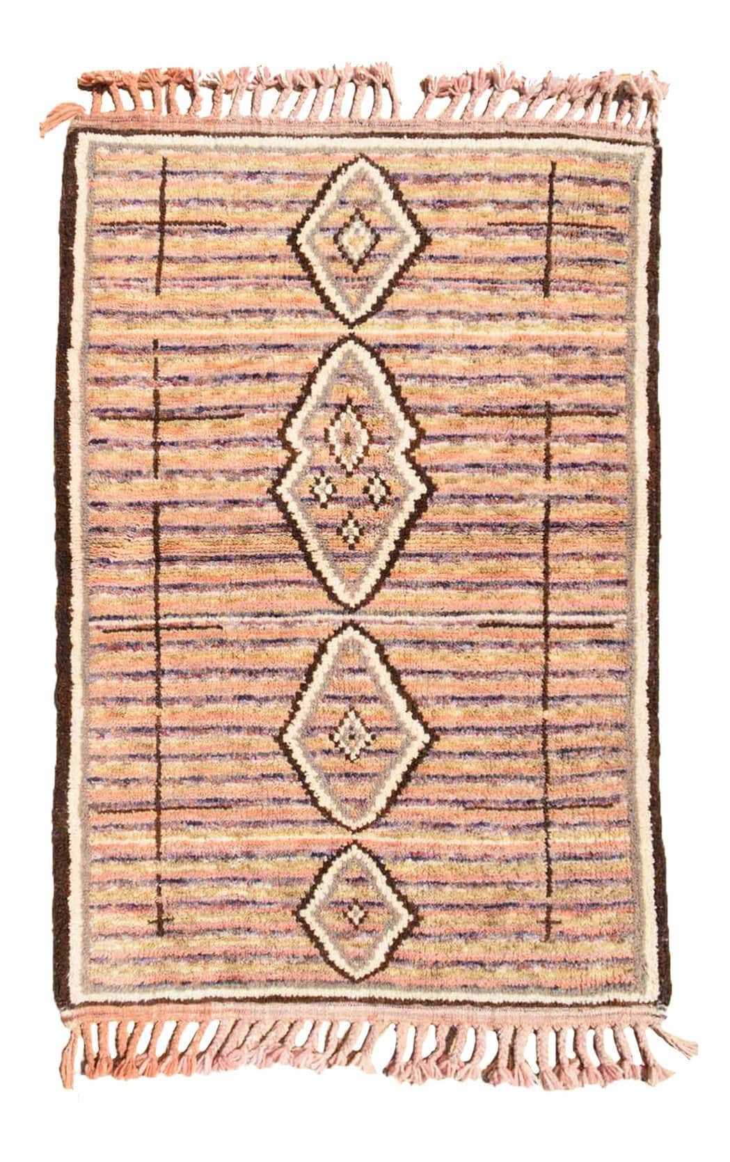 pink and orange rug
