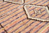 orange and pink rug