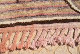red and pink rug