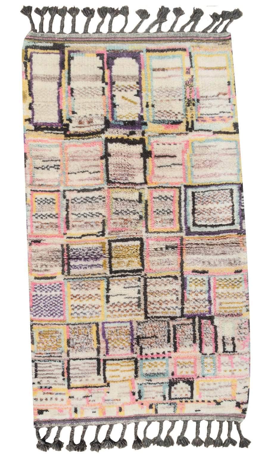 gray moroccan rug