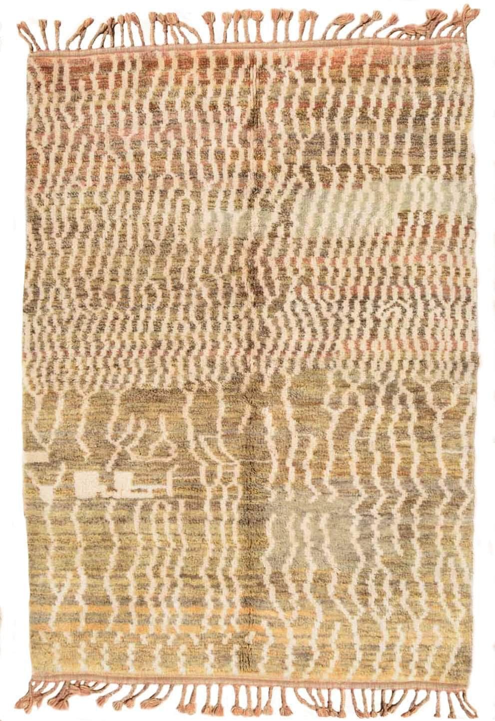 Brown Moroccan rug