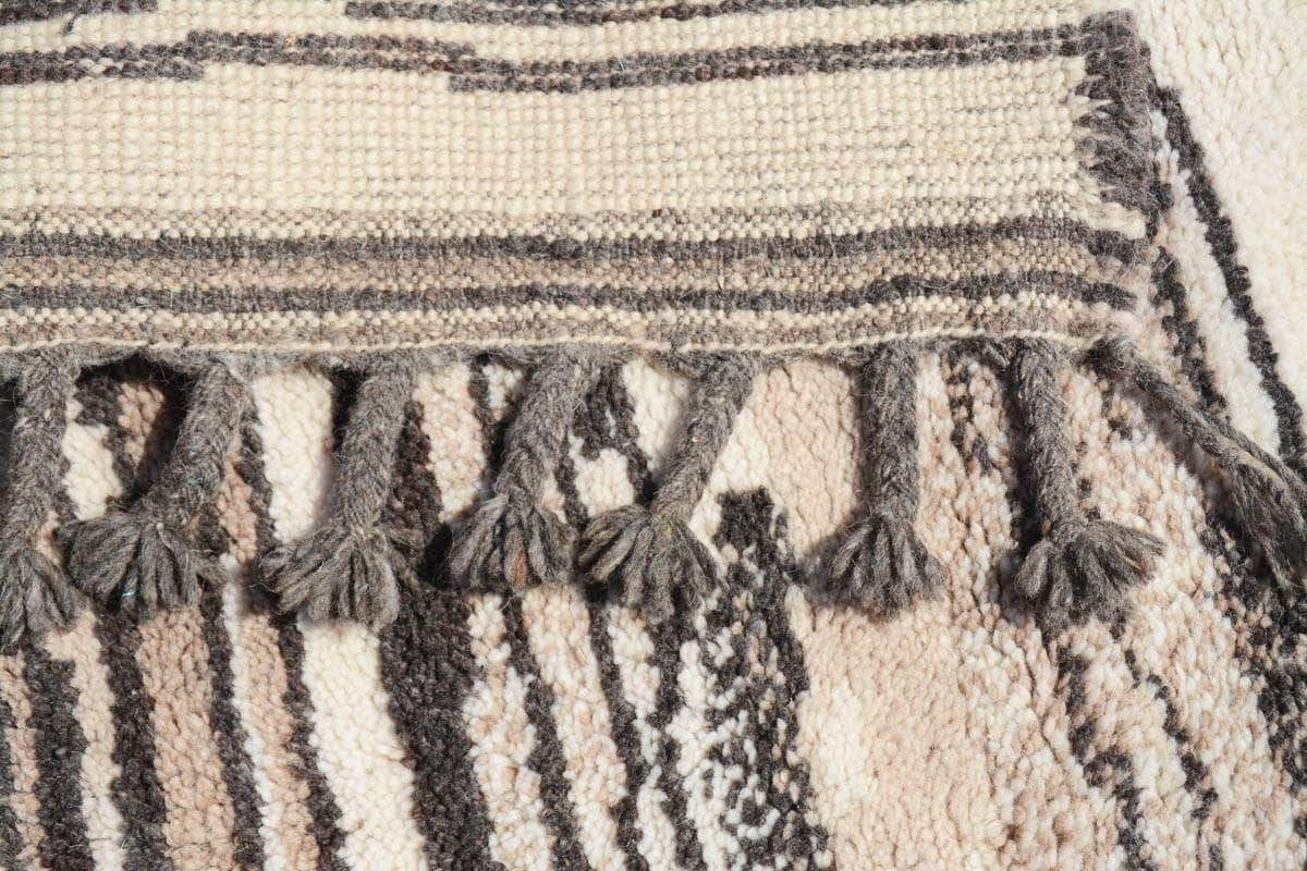 Illuminate Collective handmade Moroccan Rug True Natural - 3'2 x 5'2 - .96m x 1.57m