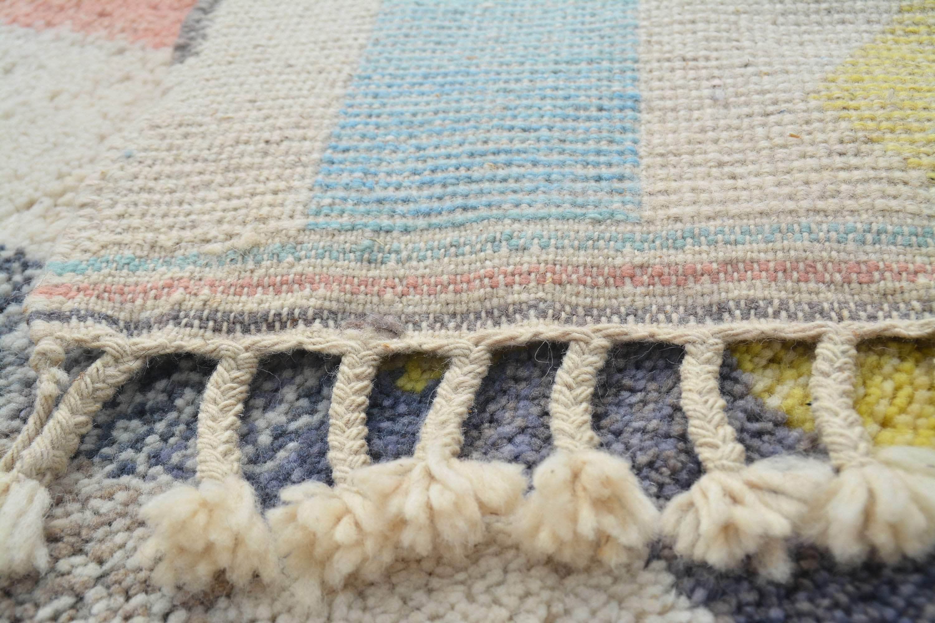 Illuminate Collective  handmade Moroccan Rug Vibrant Planet- 7'10 x 10'2 - 2.40m x 3.10m