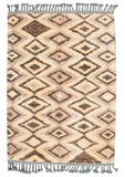 white and brown rugs